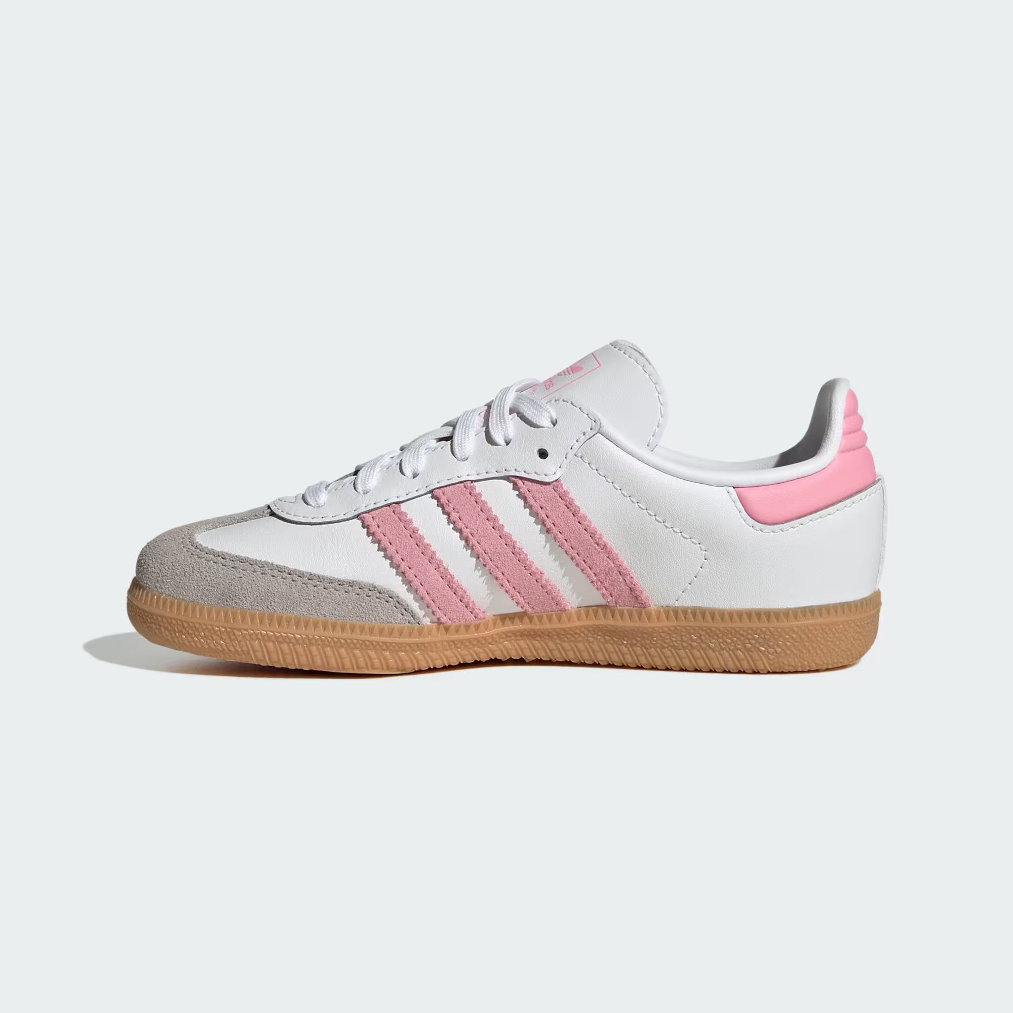 adidas Samba OG - Kids - White Light Pink Gum