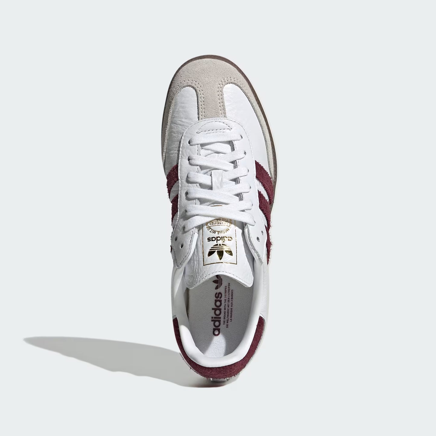 adidas Samba OG - Unisex - Cloud White Maroon Gum
