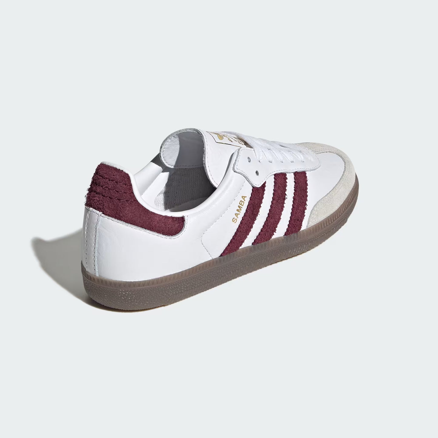 adidas Samba OG - Unisex - Cloud White Maroon Gum