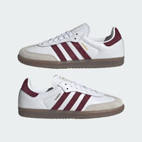 adidas Samba OG - Unisex - Cloud White Maroon Gum