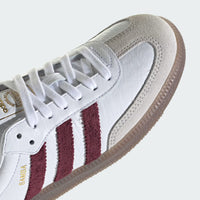 adidas Samba OG - Unisex - Cloud White Maroon Gum