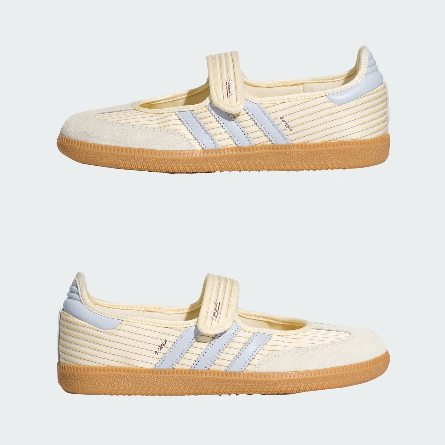 adidas Samba Jane - Women's - Cream White Halo Blue Gum
