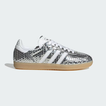 adidas Samba OG - Women's - Silver Snakeskin
