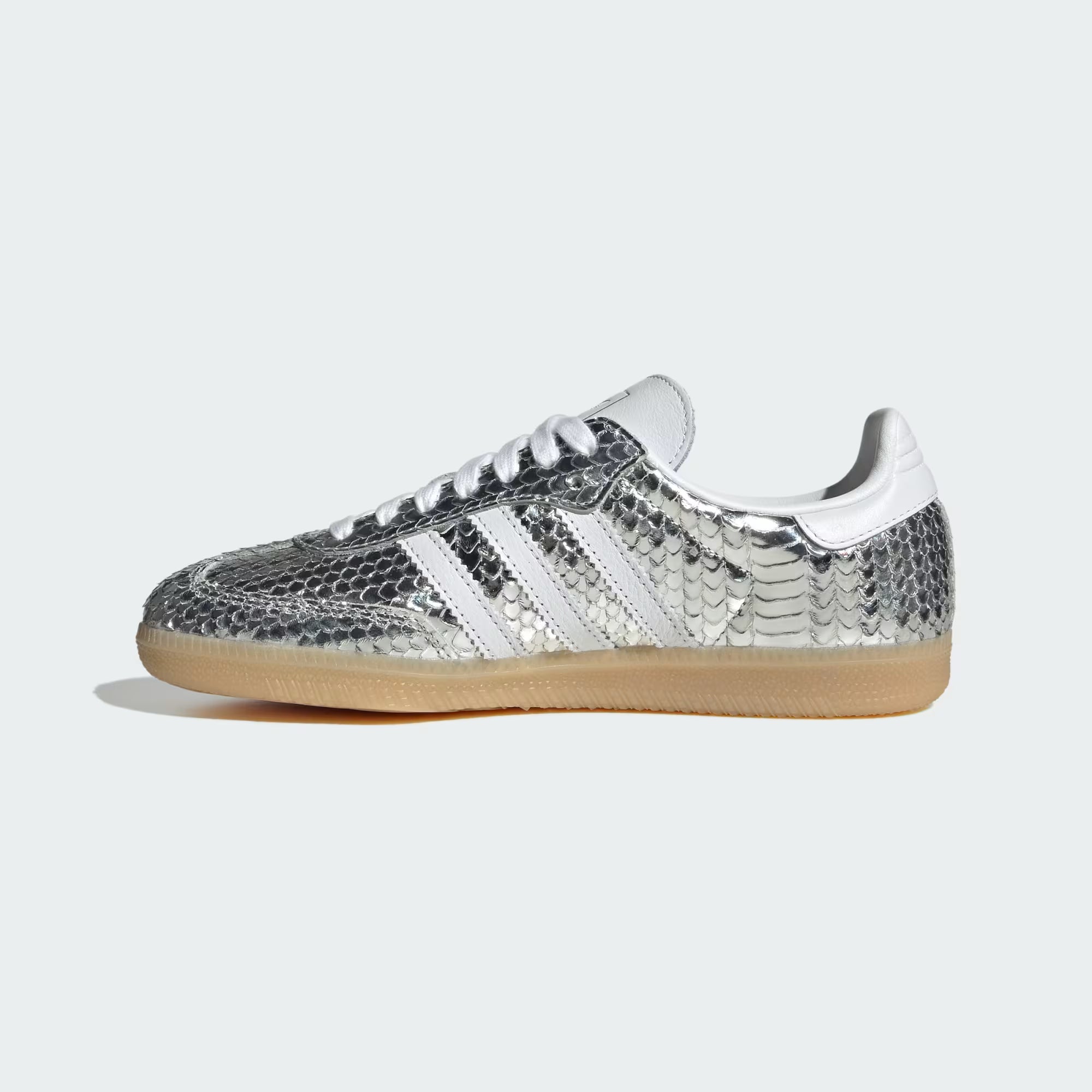 adidas Samba OG - Women's - Silver Snakeskin
