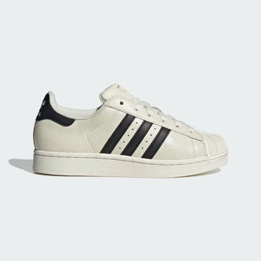 adidas Superstar II - Women's - Off White Black Cracked Leather