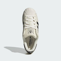 adidas Superstar II - Women's - Off White Black Cracked Leather