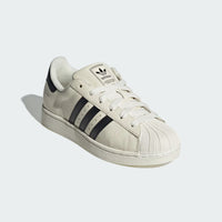 adidas Superstar II - Women's - Off White Black Cracked Leather