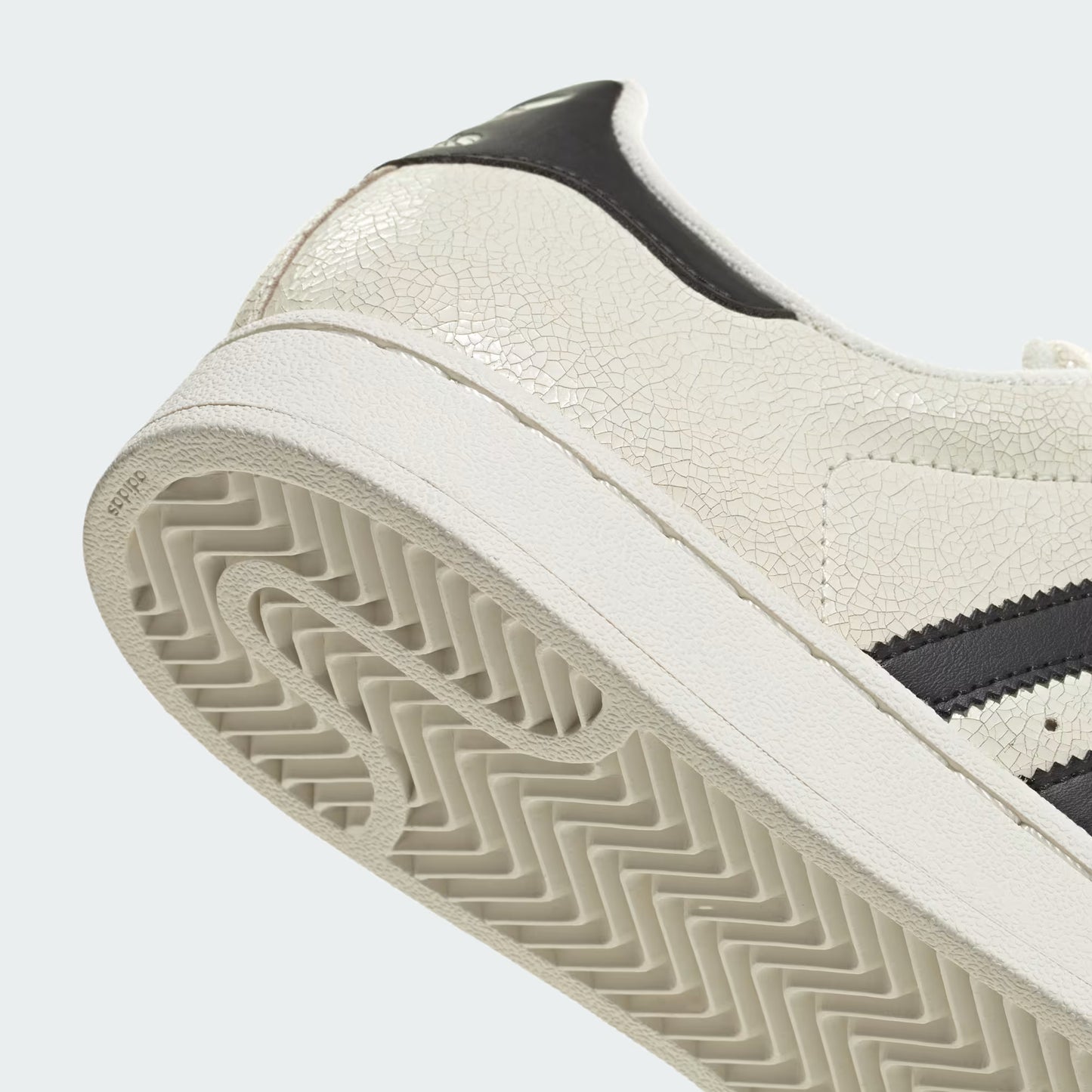 adidas Superstar II - Women's - Off White Black Cracked Leather