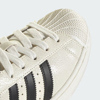 adidas Superstar II - Women's - Off White Black Cracked Leather