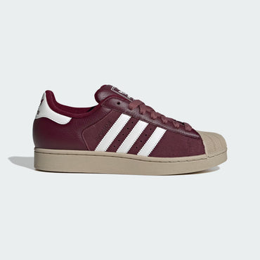 adidas Superstar II - Unisex - Maroon Core White Khaki Three