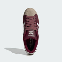 adidas Superstar II - Unisex - Maroon Core White Khaki Three