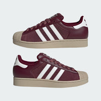 adidas Superstar II - Unisex - Maroon Core White Khaki Three