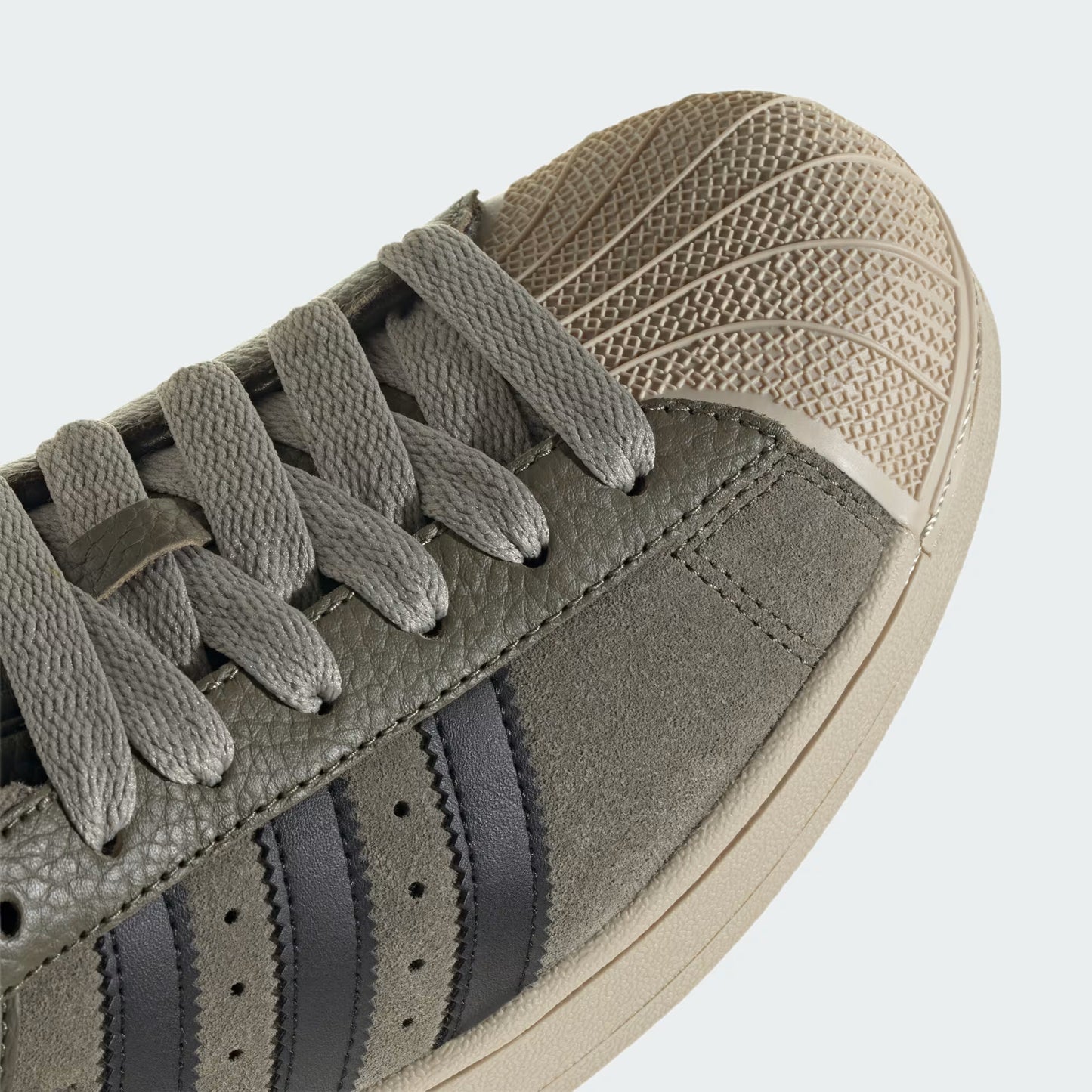 adidas Superstar II - Unisex - Olive Strata Core Black Khaki Three