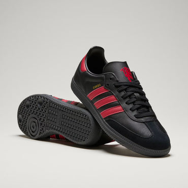 adidas Samba Manchester United - Unisex - Core Zwart Rood