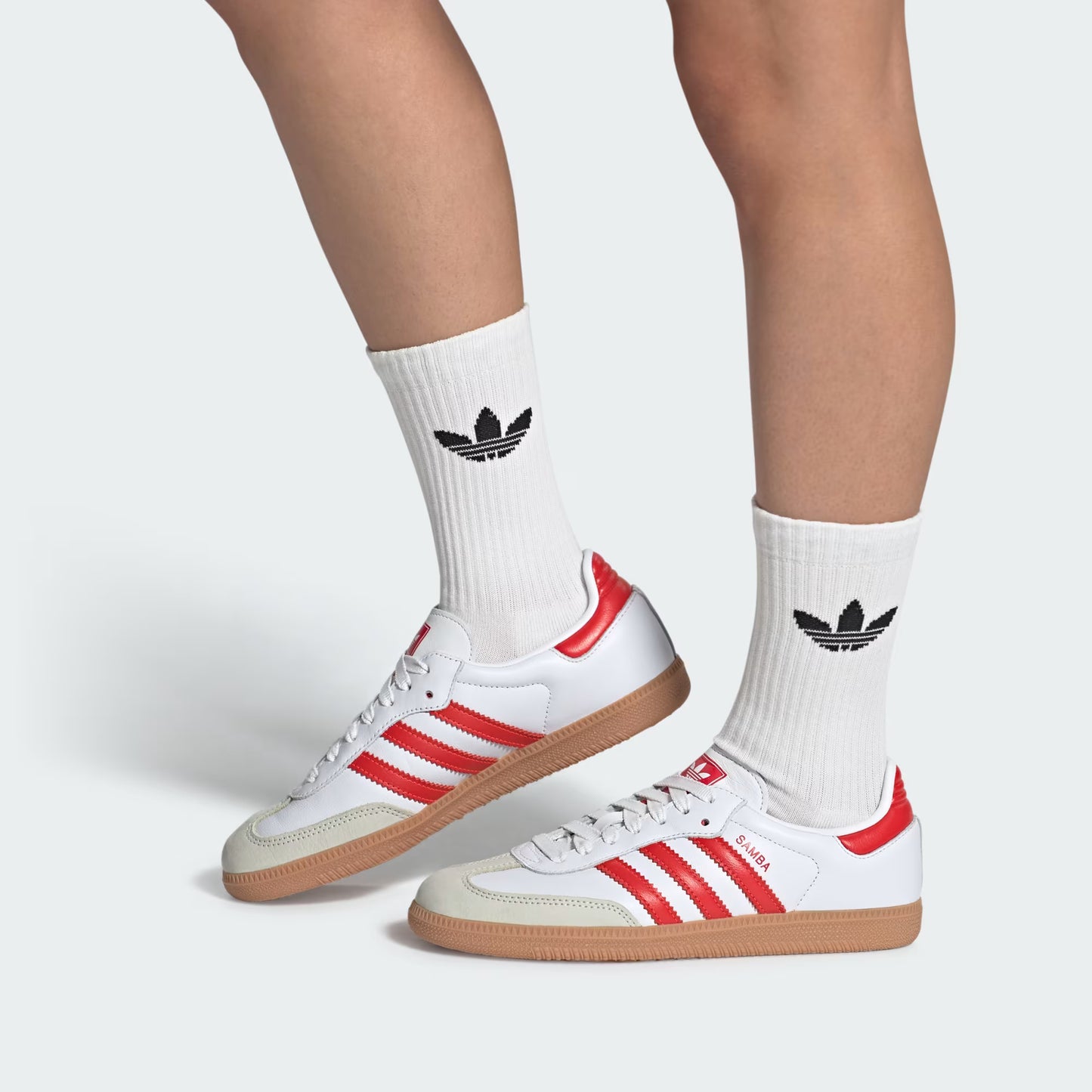 adidas Samba OG - Unisexe - Cloud Blanc Solar Rouge