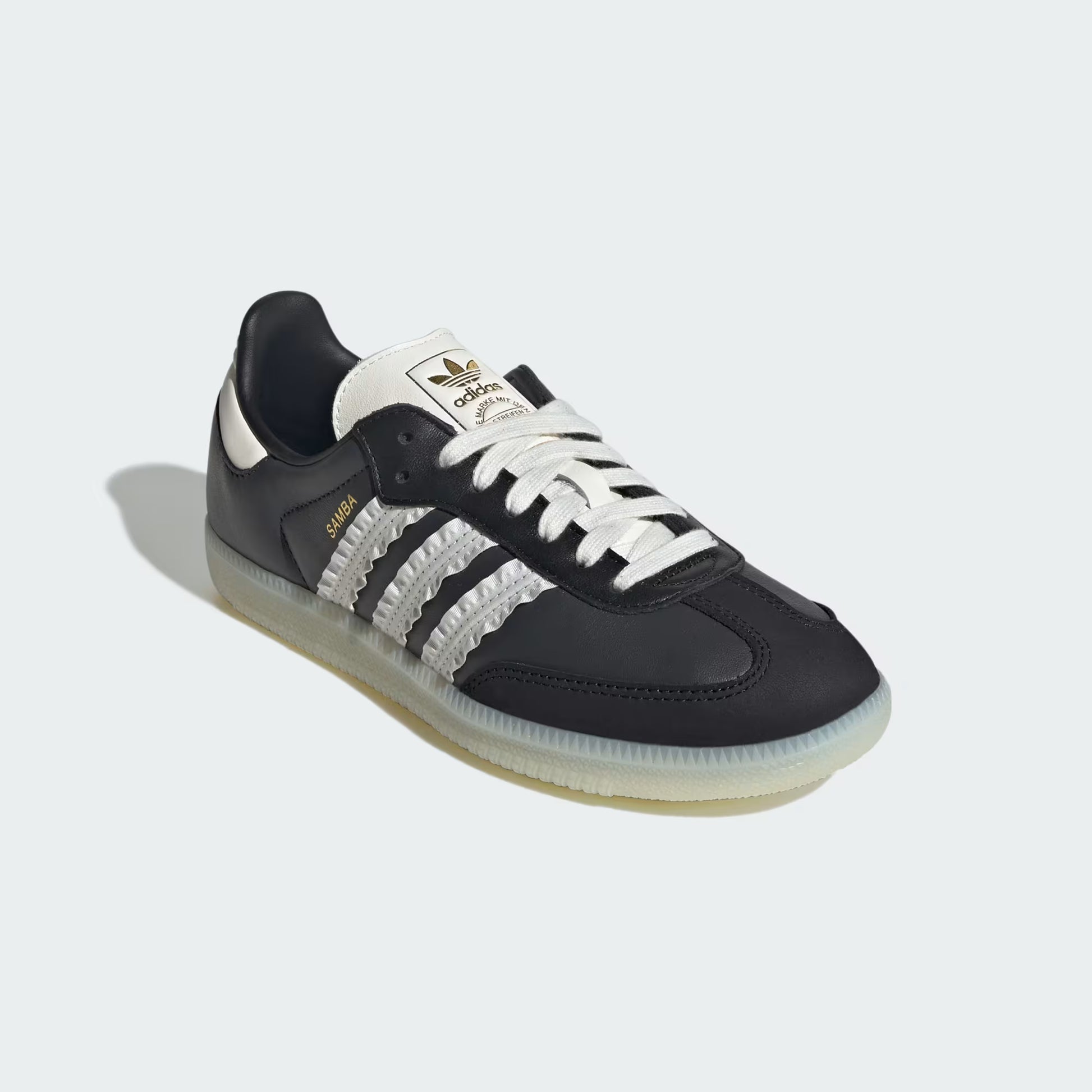 adidas Samba Ruffle Stripes Pack - Women's - Black Off White Sneaxx adidas Samba Ruffle Stripes Pack - Women's - Black Off White Sneaxx