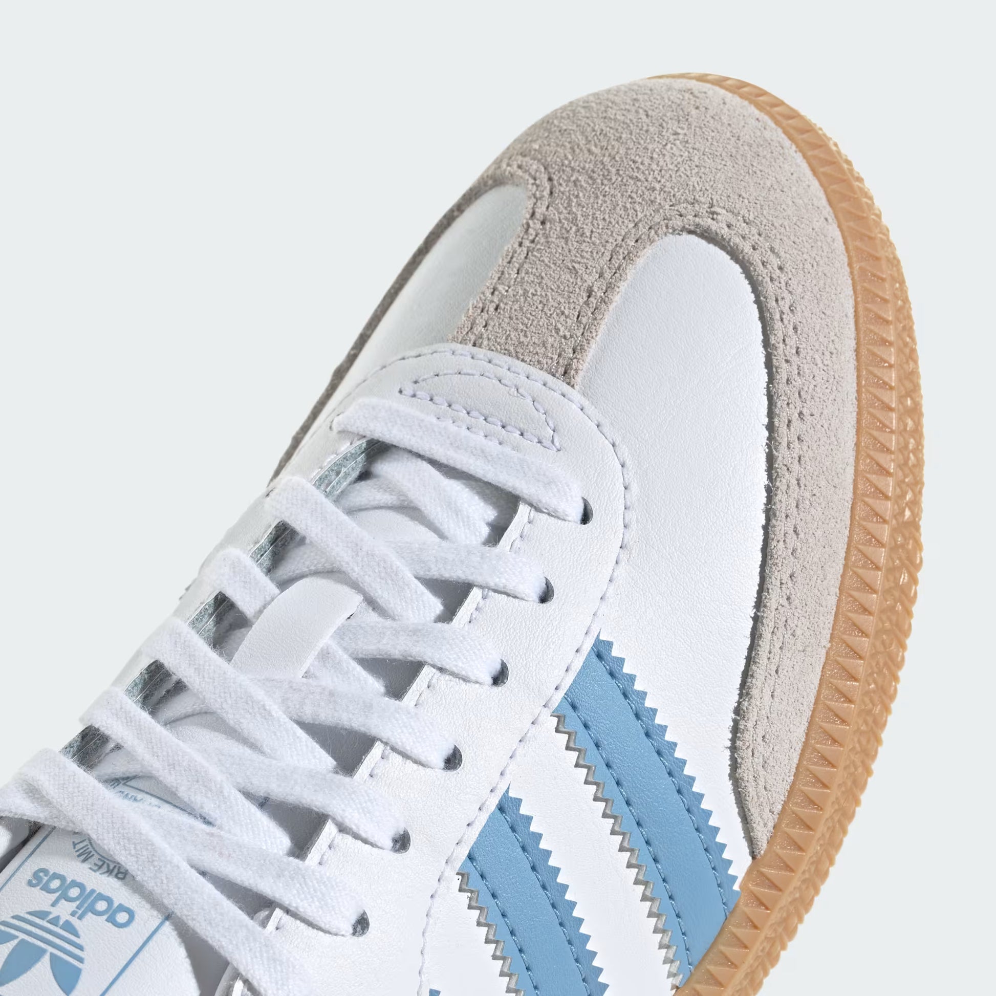 adidas Samba OG - GS - White Ash Blue Sneaxx adidas Samba OG - GS - White Ash Blue Sneaxx