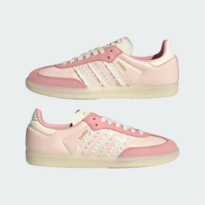 Samba Ruffle adidas Samba Ruffle Stripes Pack - Women's - Wonder Mauve – Sneaxx