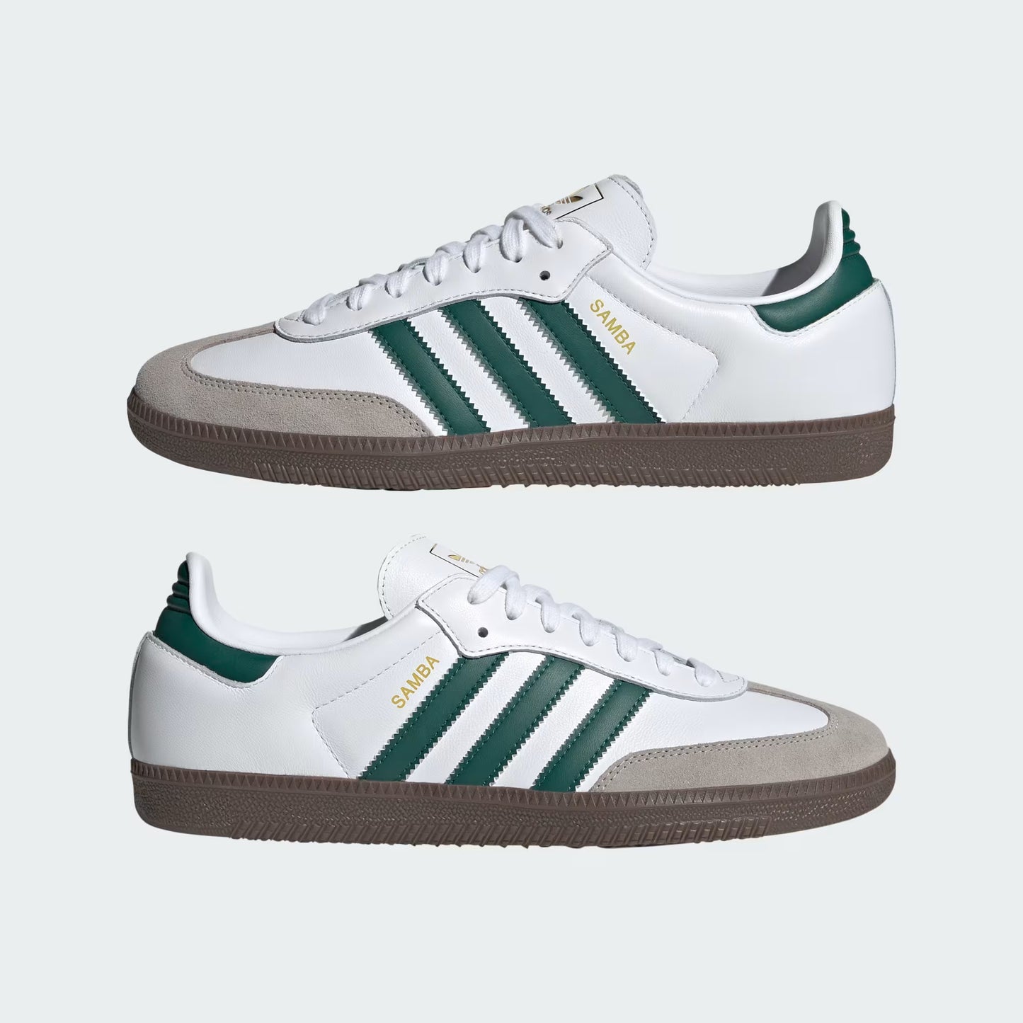 adidas Samba OG - Unisex - Cloud White Collegiate Green