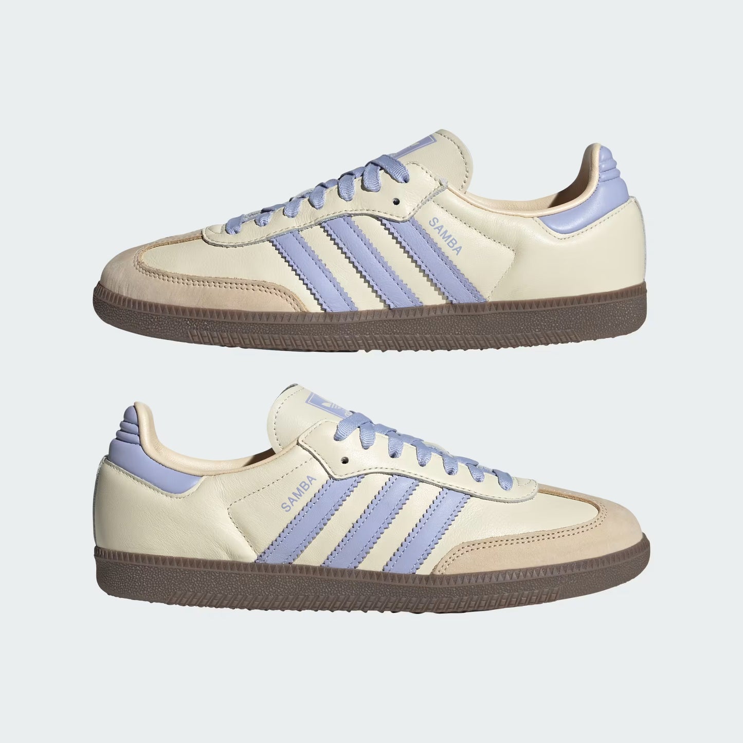 adidas Samba OG - Women's - Cream White Violet
