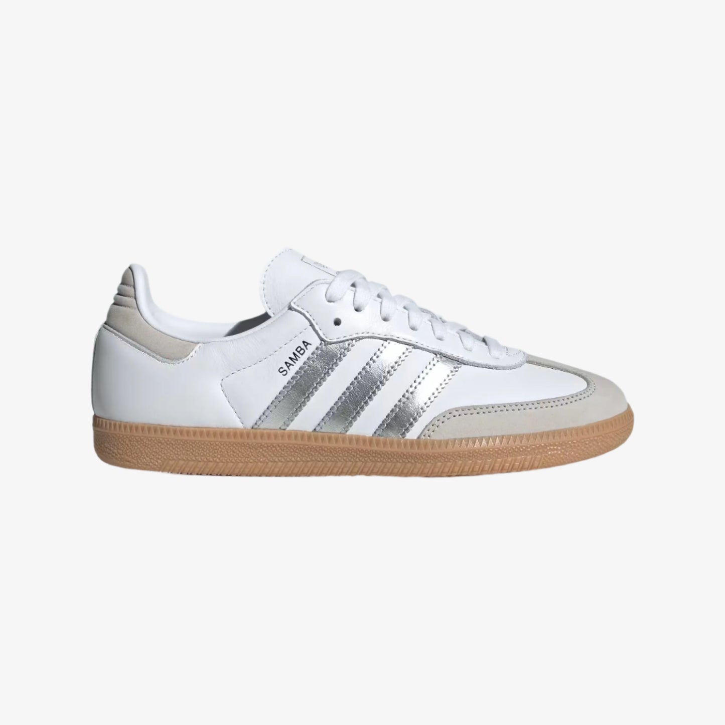 adidas Samba OG - Women's - White Silver Metallic Grey