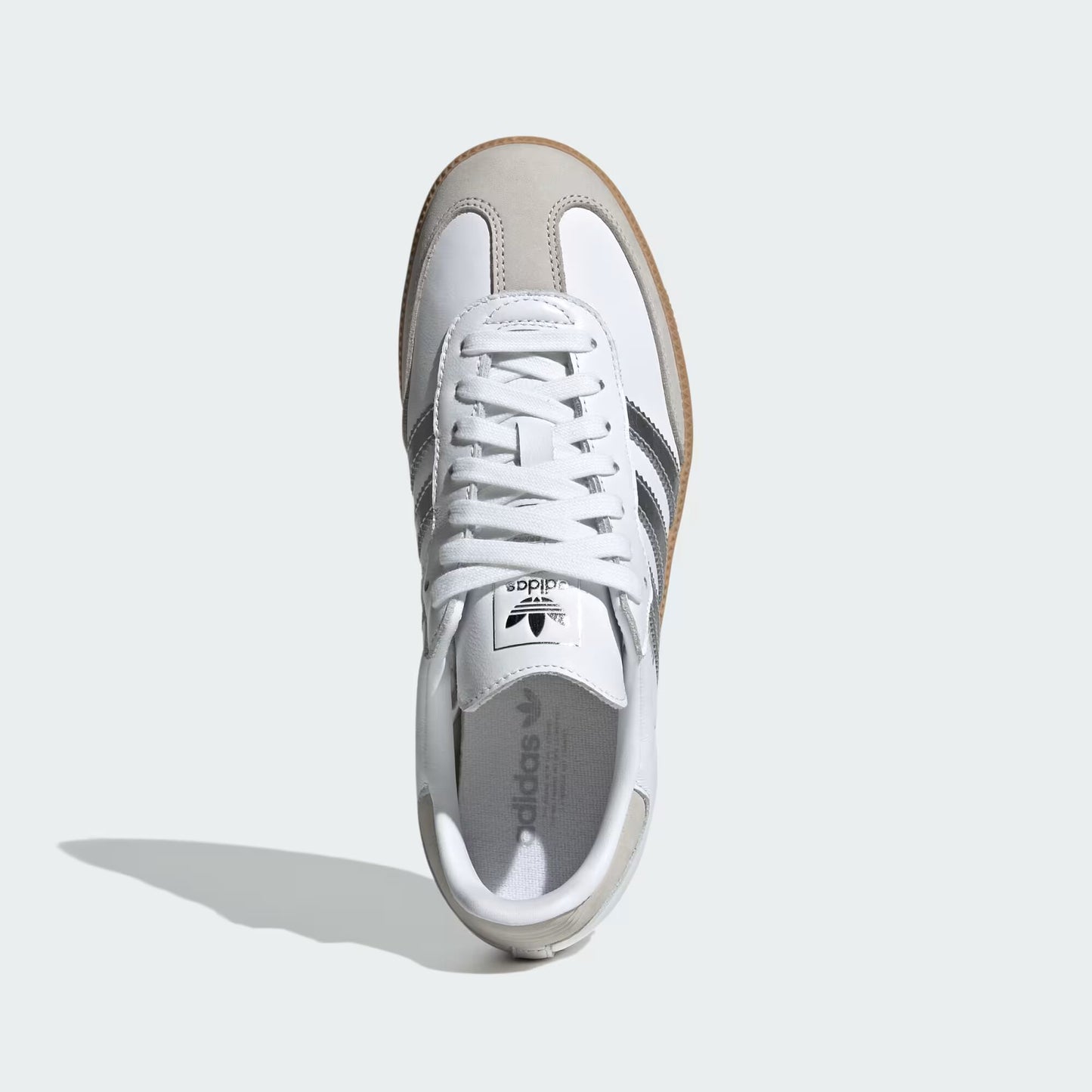 adidas Samba OG - Women's - White Silver Metallic Grey