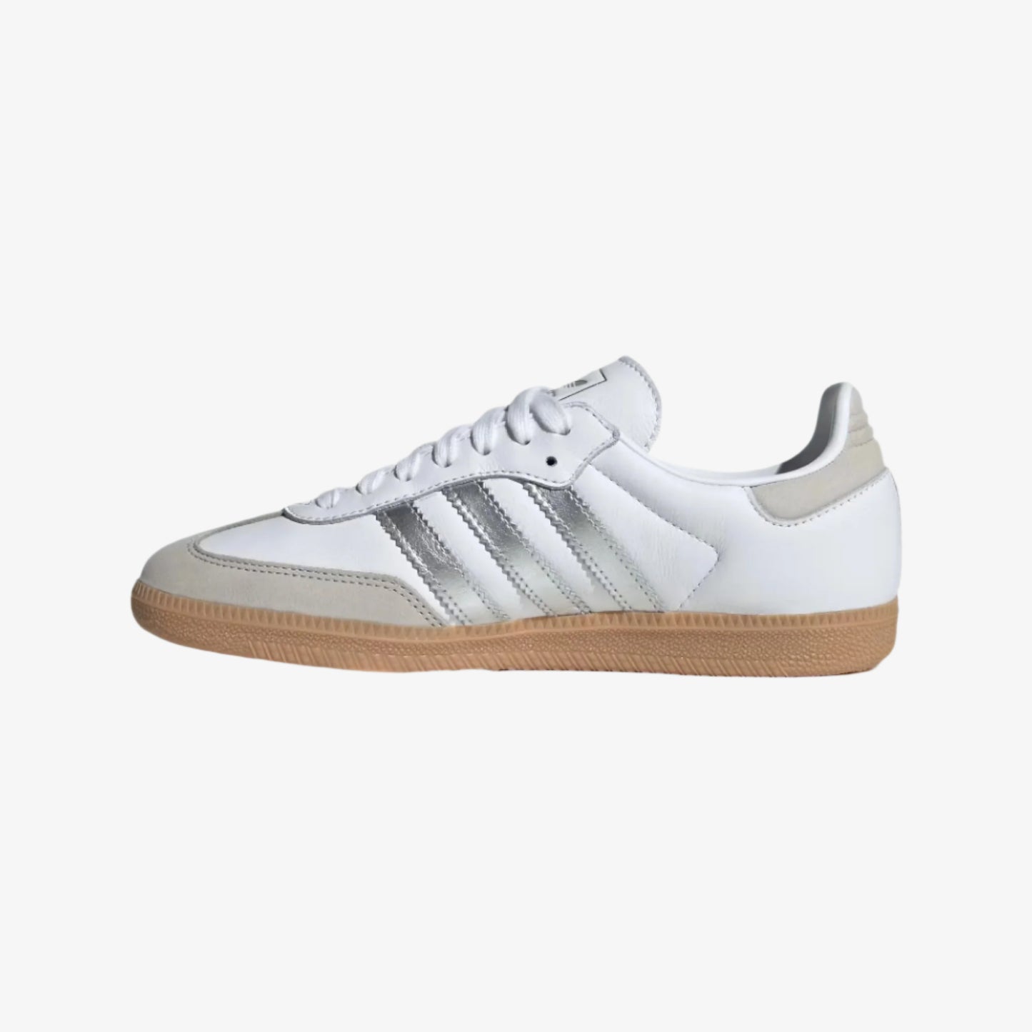 adidas Samba OG - Women's - White Silver Metallic Grey