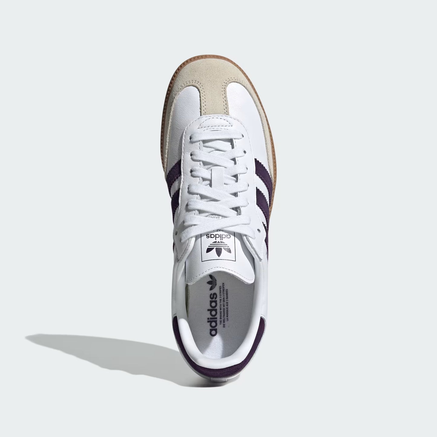 adidas Samba OG - Women's - White Alumina Aurora Plum