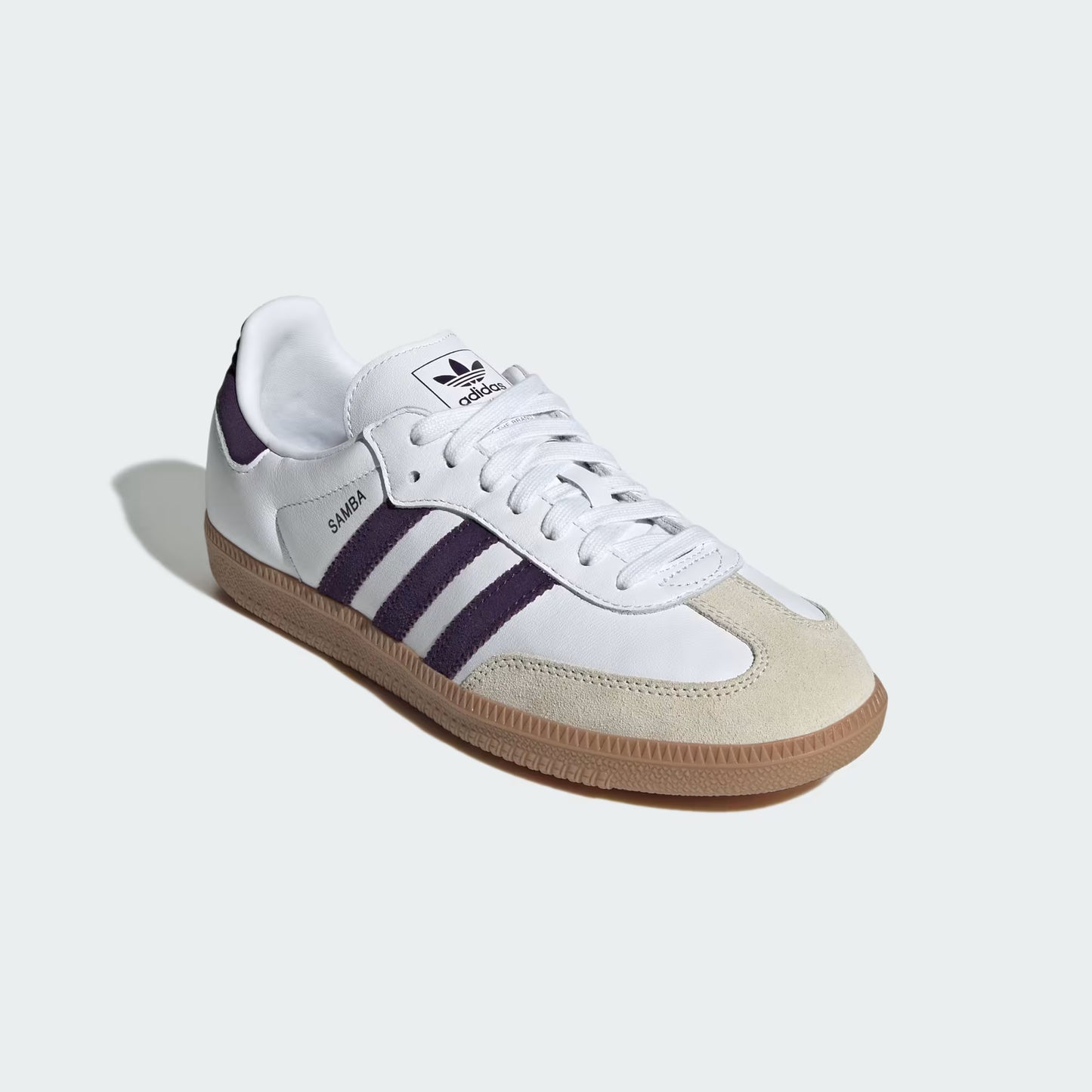 adidas Samba OG - Women's - White Alumina Aurora Plum