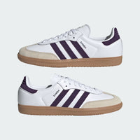 adidas Samba OG - Women's - White Alumina Aurora Plum