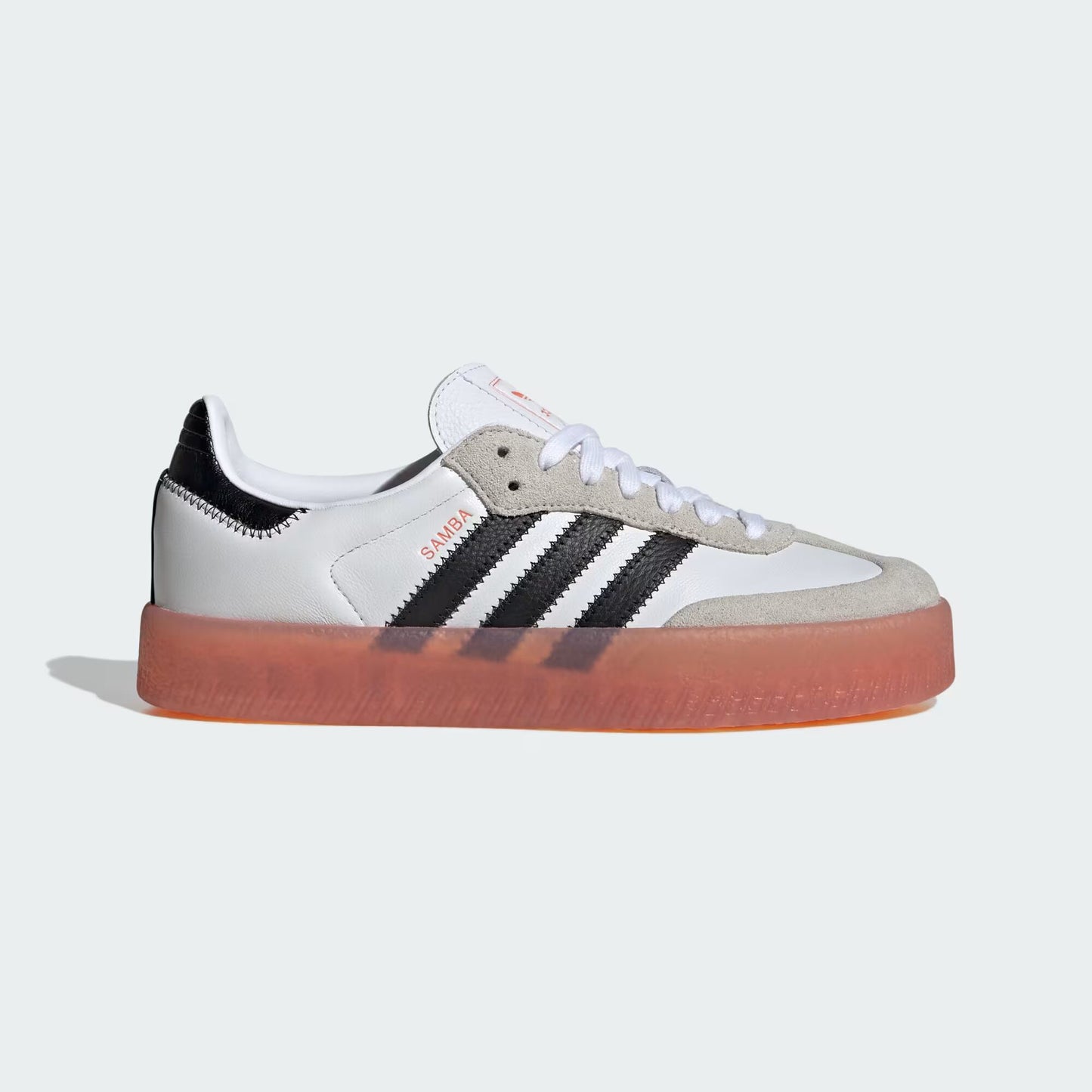 adidas Samba - Women's - White Black Semi Coral