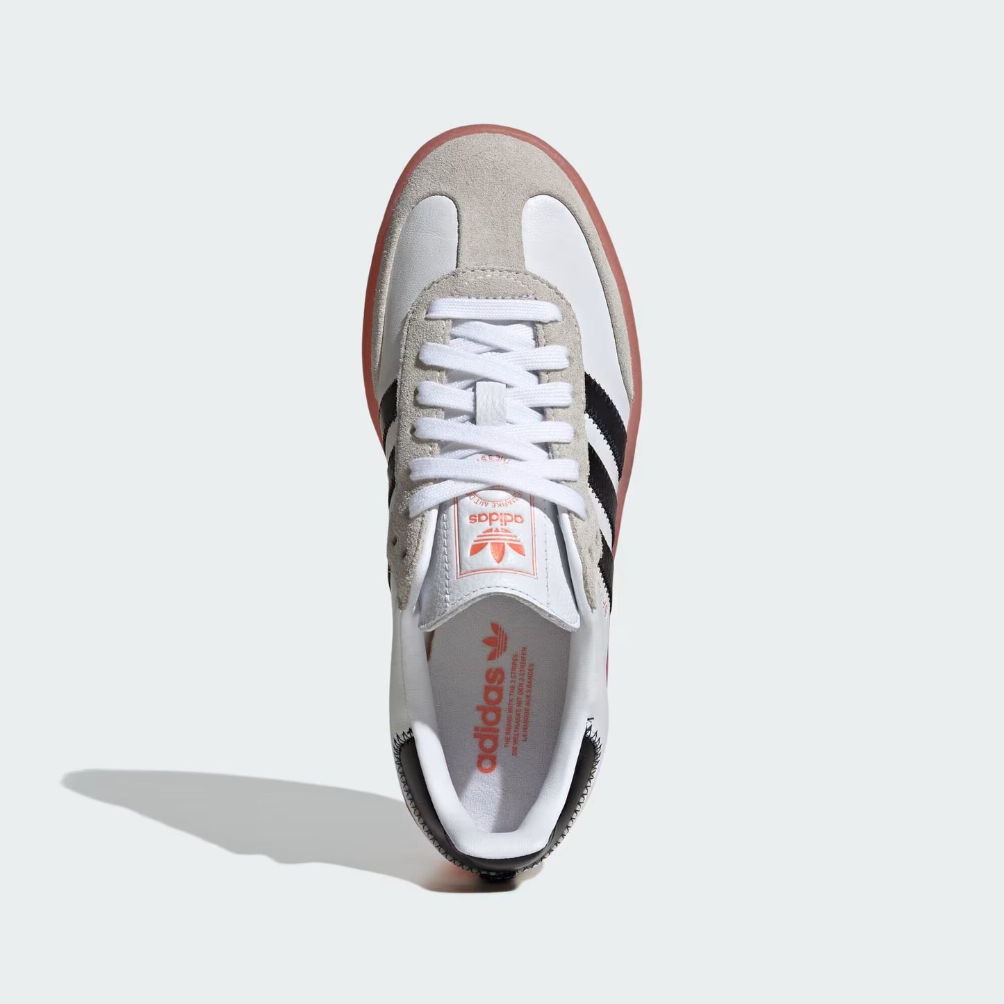 adidas Samba - Women's - White Black Semi Coral
