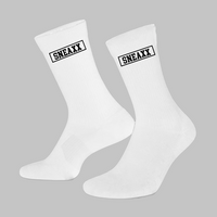 2-Pack Tennis Crew Socks - Unisex - White