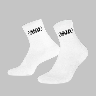 2-Pack Half Cut Crew Socks - Unisex - White
