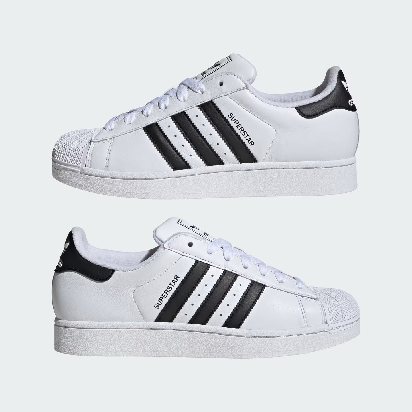 adidas Superstar II - Unisex - White Black