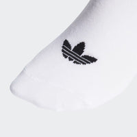 adidas Originals - 3-Pack Trefoil Liner Socks - Unisex - White/Black
