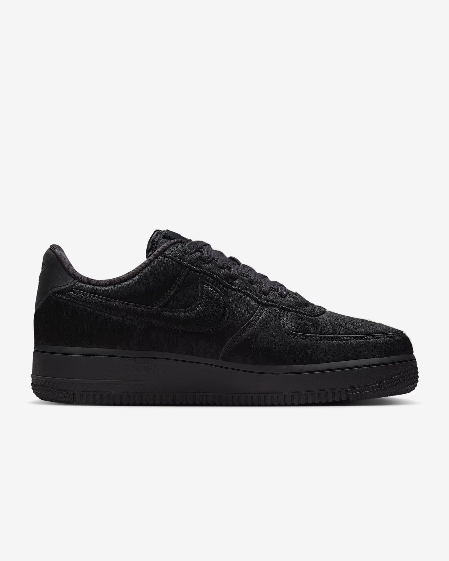 Nike Air Force 1 Low '07 - Unisex - Triple Schwarz Pony Hair