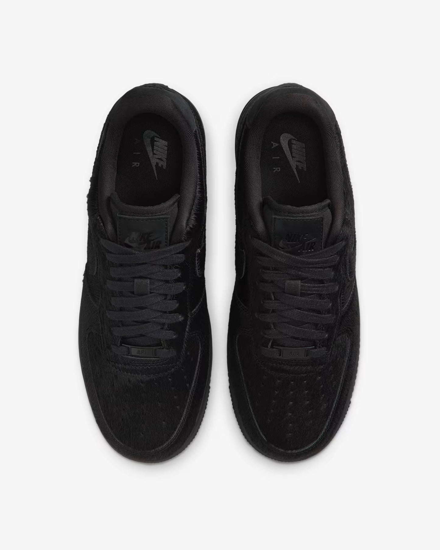 Nike Air Force 1 Low '07 - Unisex - Triple Schwarz Pony Hair