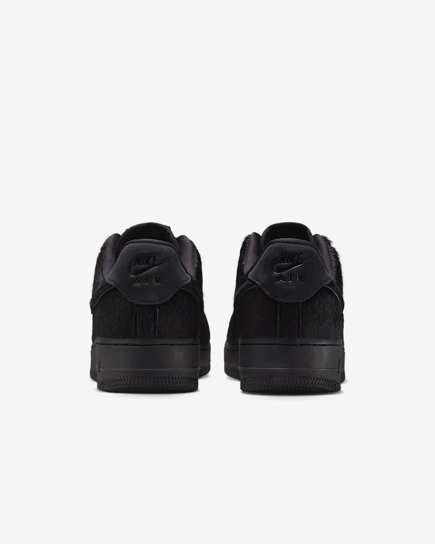 Nike Air Force 1 Low '07 - Unisex - Triple Schwarz Pony Hair
