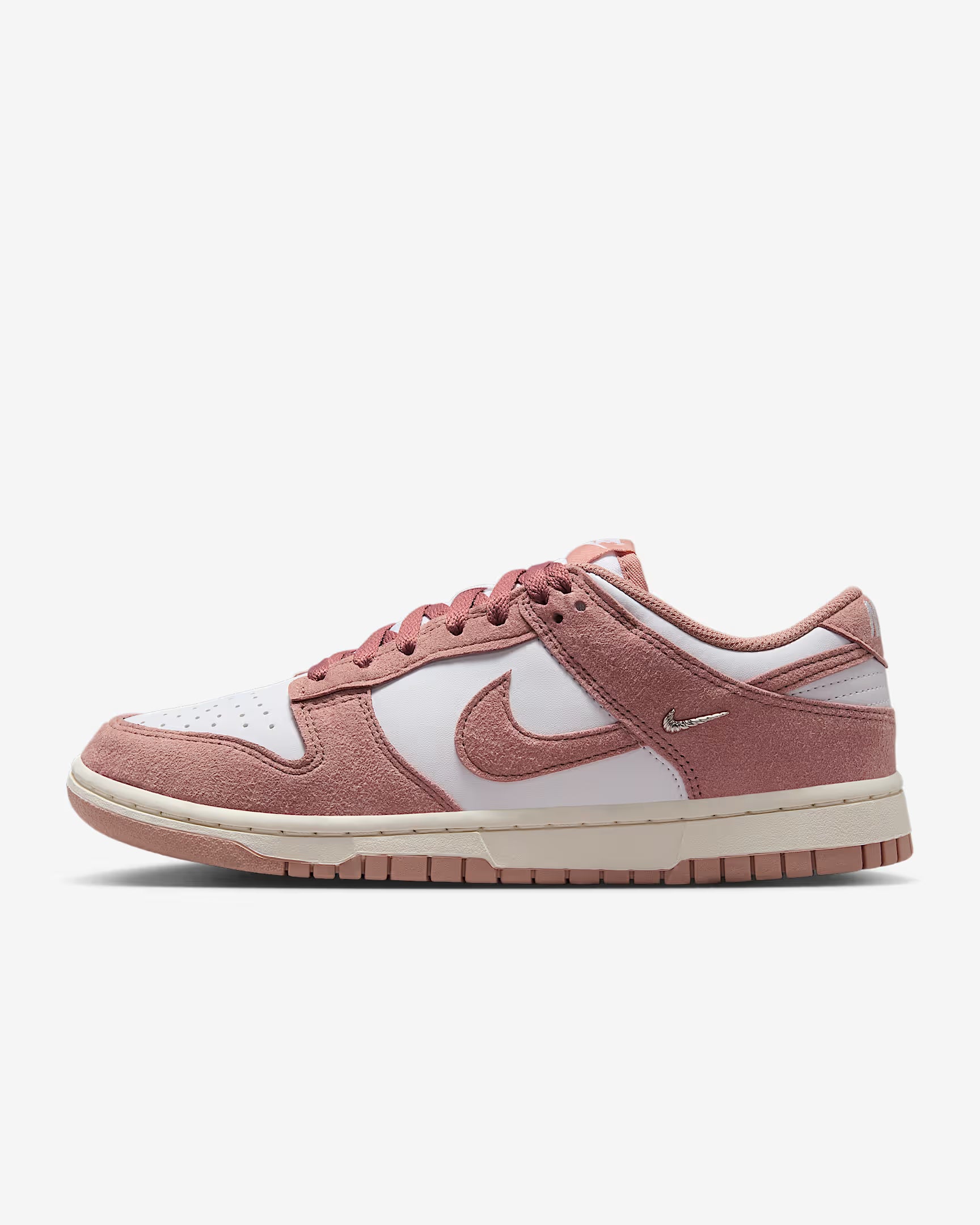 Nike Dunk Low - Women's - Rose Whisper Gold Mini Swoosh