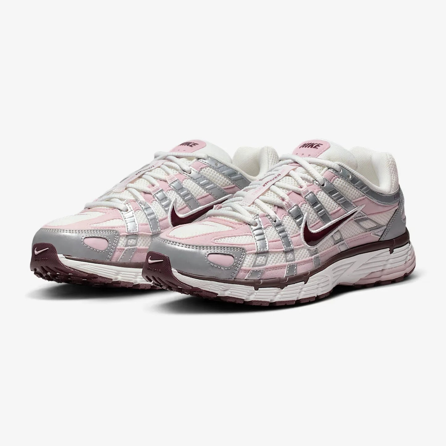 Nike P-6000 - Unisex - White Chalk Burgundy