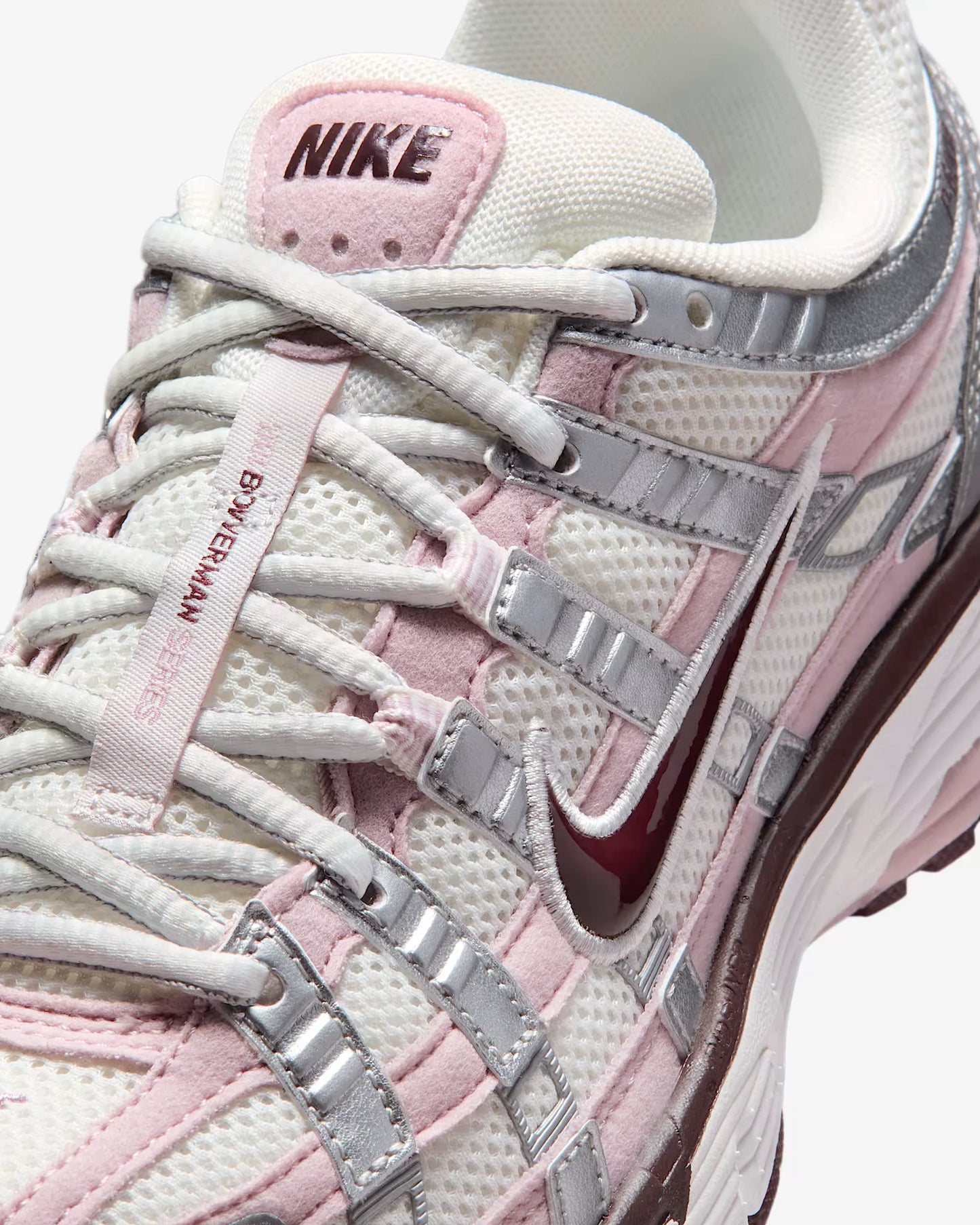 Nike P-6000 - Unisex - White Chalk Burgundy