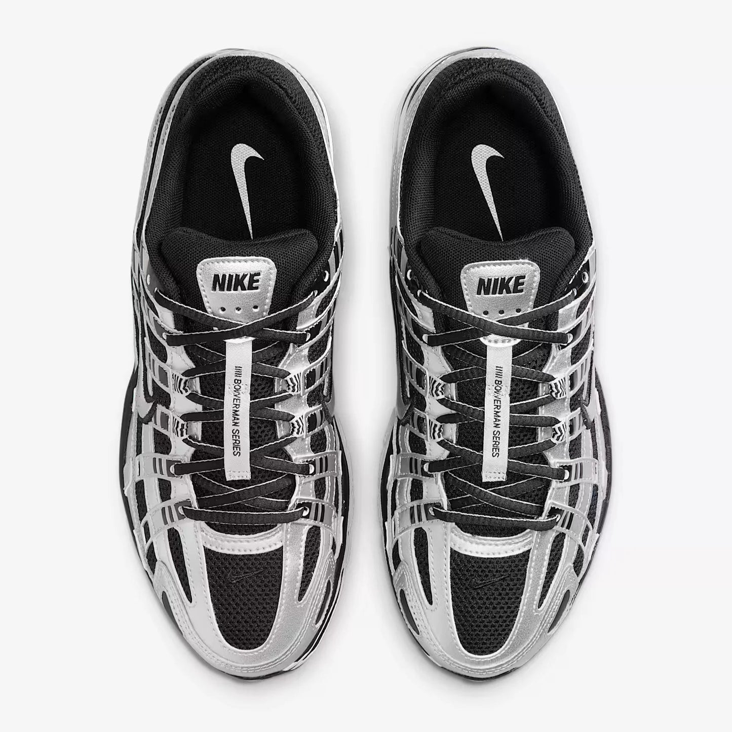 Nike P-6000 - Unisex - Black Metallic Silver