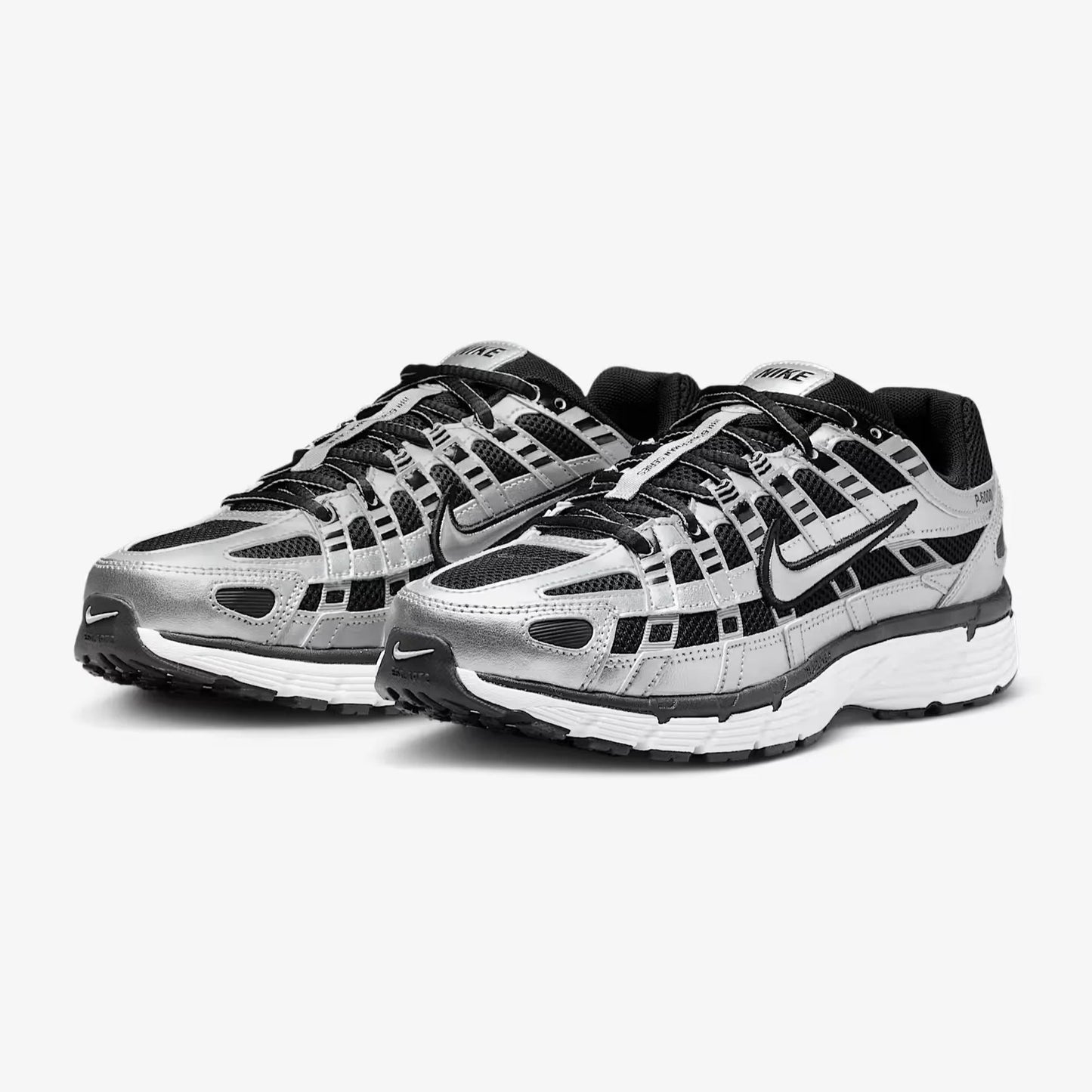 Nike P-6000 - Unisex - Black Metallic Silver