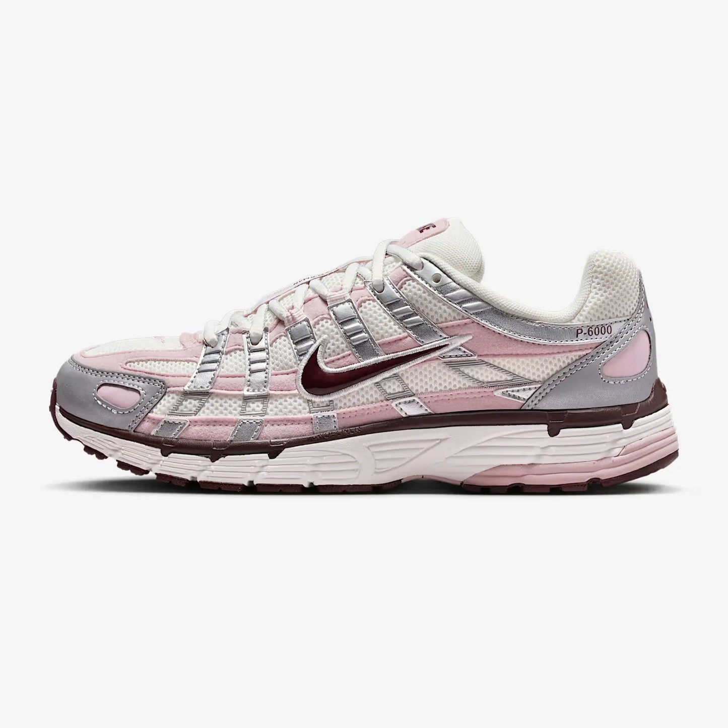 Nike P-6000 - Unisex - White Chalk Burgundy