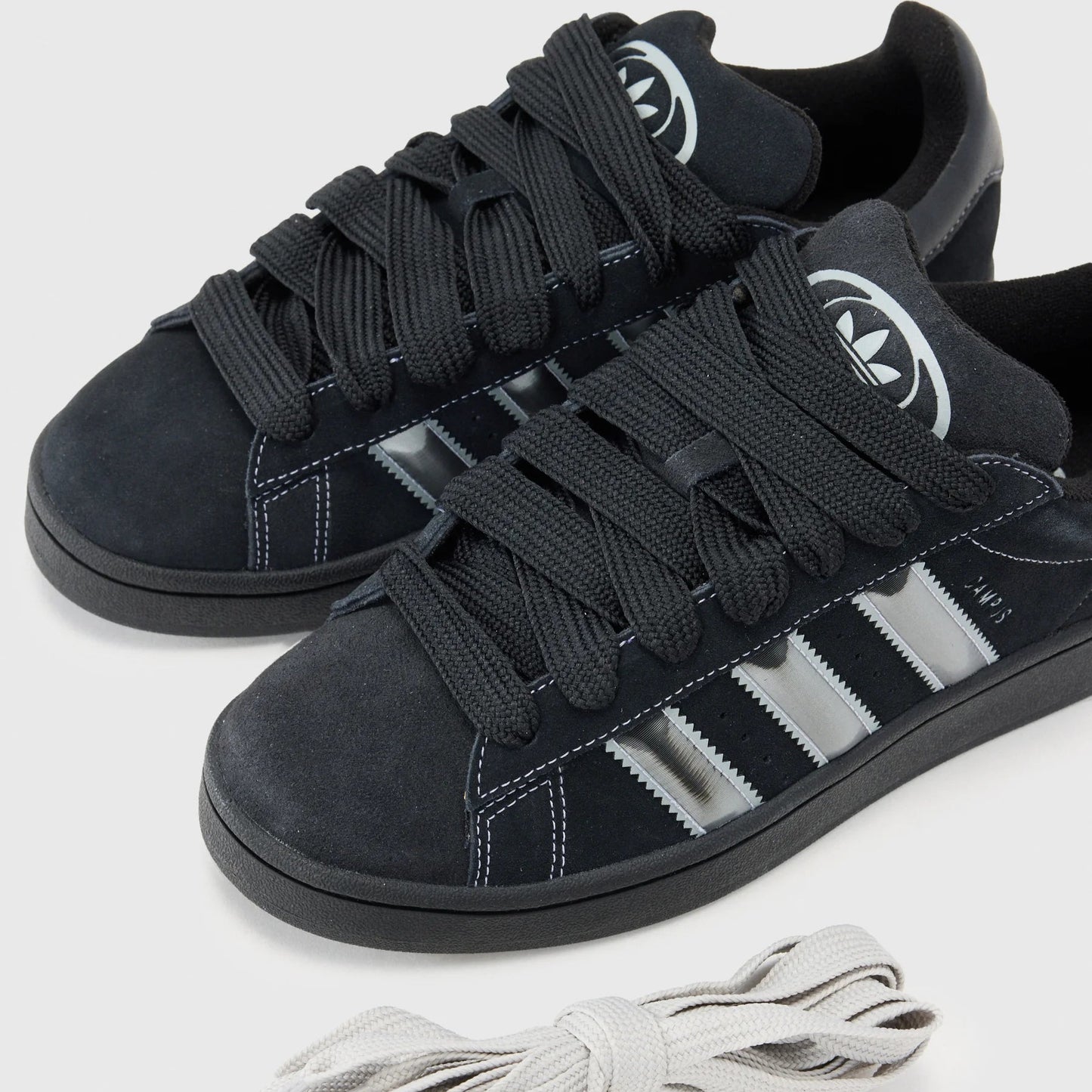 adidas Originals Campus 00s - Unisex - Zwart Silver Iron Metallic