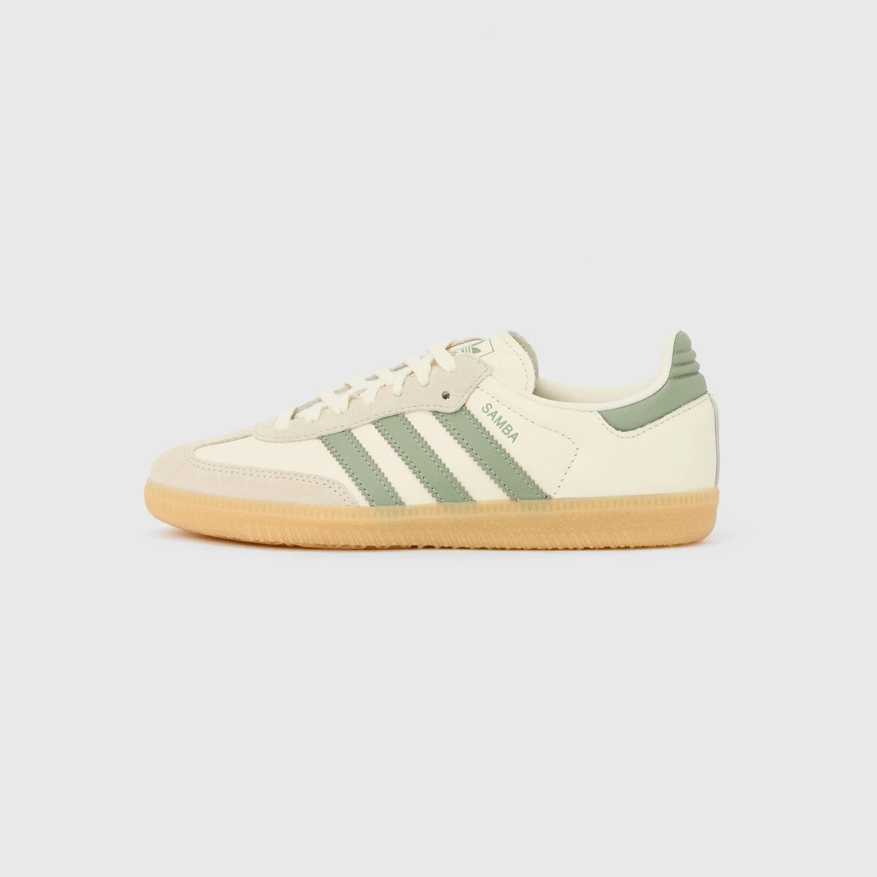 adidas Samba OG - GS - Off White Silver Green