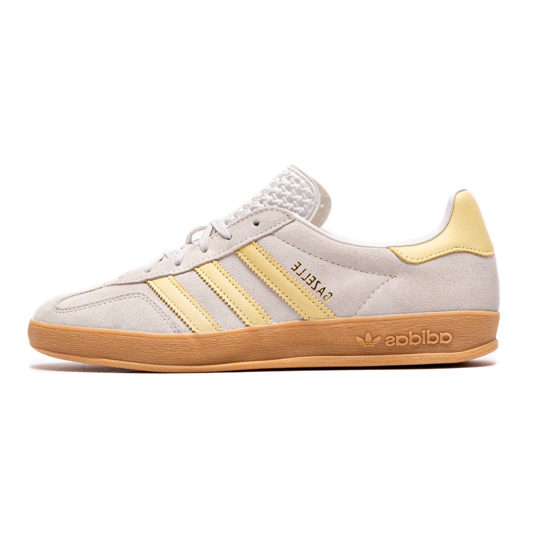 adidas Gazelle Indoor - Dames - Gray Yellow