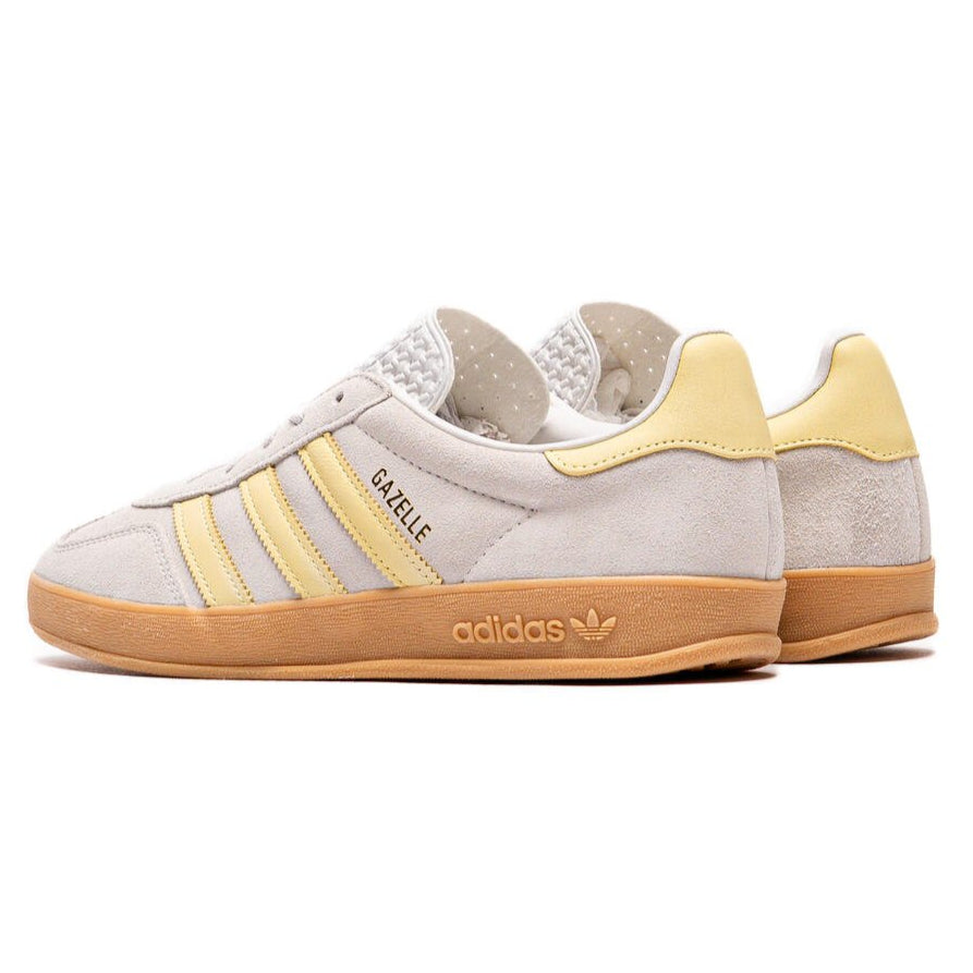 adidas Gazelle Indoor - Dames - Gray Yellow