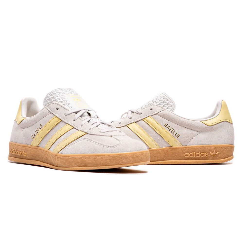 adidas Gazelle Indoor - Dames - Gray Yellow
